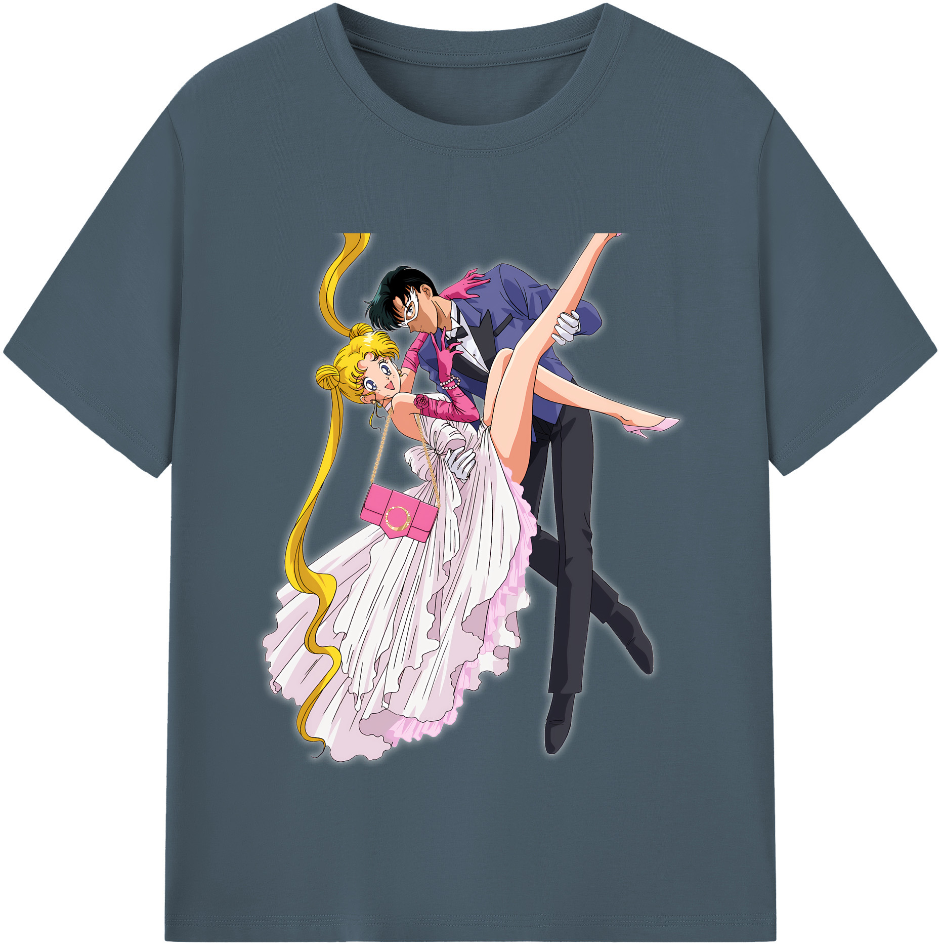 （画像用） 美少女戦士セーラームーン 愛野 美奈子 あいの みなこ Sailor Moon Aino Minako 綿100％半袖Tシャツ（フロントプリント）